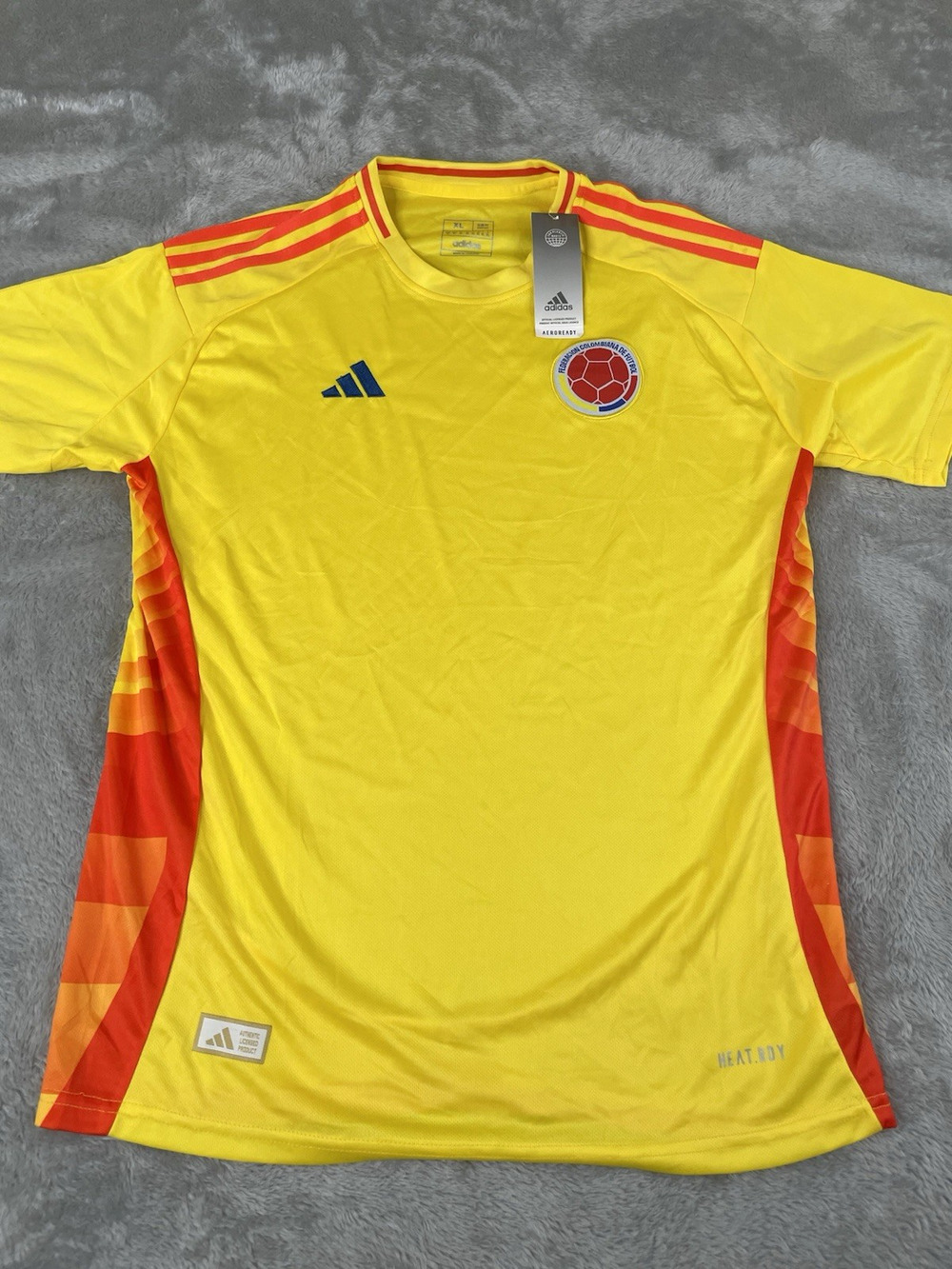 Colombia National Team Adidas 2024/2025 Home Jersey Soccer Football Size XL